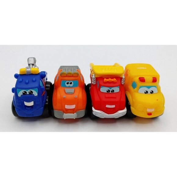 Lot of 7 Tonka Chuck And Friends Wheel Pals Mini Soft Sides Vehicles Cars - Picture 2 of 7